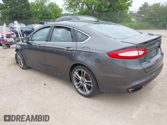2016 Ford Fusion Titanium with VIN 3FA6P0D97GR133823, listed as a IAAI auction lot 42429708 with 166,105 mi miles and . Bid and sale history available at DreamBid. Image 3.