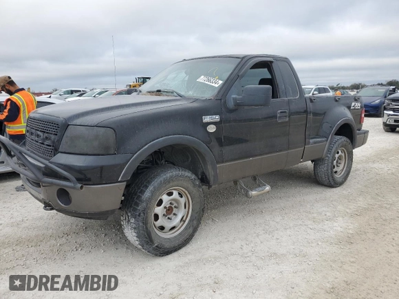 2006 Ford F-150 XLT with VIN 1FTRF04506KB40445, listed as a Copart auction lot 76186784 with 0 mi miles and Salvage Title. Bid and sale history available at carsss.com. Image 1.
