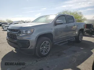 2021 Chevrolet Colorado 2WD Work Truck with VIN 1GCGSBENXM1131994, listed as a Copart auction lot 59022465 with 46,407 mi miles and Salvage title. Bid and sale history available at DreamBid. Image 1.