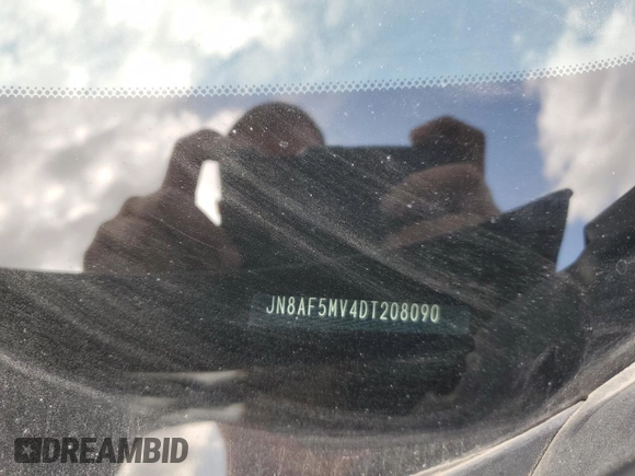 2013 Nissan Juke SV with VIN JN8AF5MV4DT208090, listed as a Copart auction lot 75998254 with 136,133 mi miles and Salvage Title. Bid and sale history available at carsss.com. Image 14.
