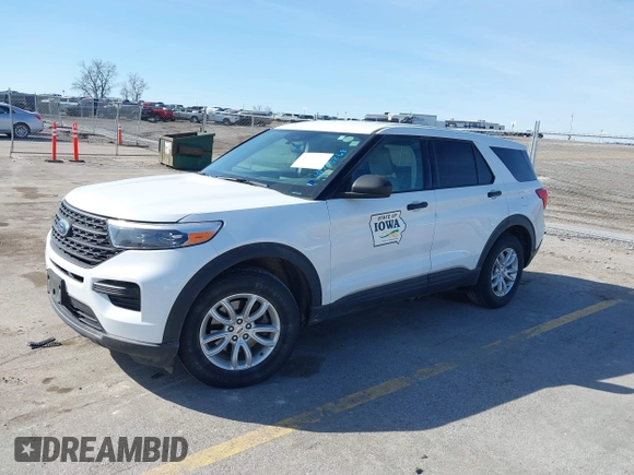 2020 Ford Explorer with VIN 1FMSK8BHXLGA19649, listed as a IAAI auction lot 41775268 with 155,716 mi miles. Bid and sale history available at carsss.com. Image 18.