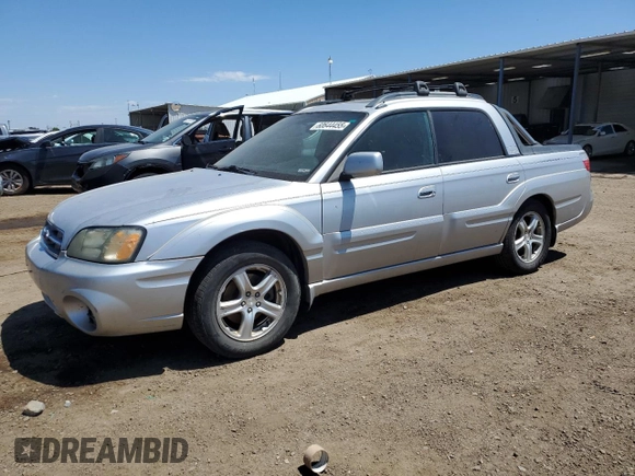 2003 Subaru Baja с VIN 4S4BT61C136103498, выставлен на аукционе Copart как лот 60644455 с пробегом 278 904 миль миль и Чистый • Clean title. История ставок и продаж доступна на DreamBid. Изображение 1.