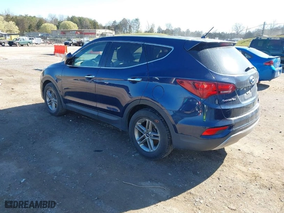 2018 Hyundai Santa Fe Sport 2.4L with VIN 5XYZTDLB1JG535613, listed as a IAAI auction lot 41845704 with 103,999 mi miles. Bid and sale history available at carsss.com. Image 3.