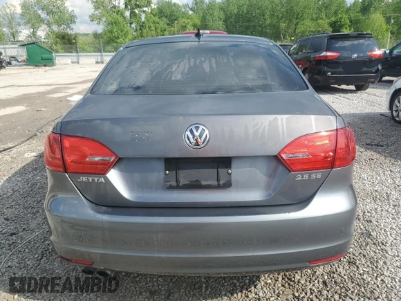 2012 Volkswagen Jetta SE with VIN 3VWDP7AJ2CM340651, listed as a Copart auction lot 55100135 with 164,713 mi miles and Non repairable. Bid and sale history available at DreamBid. Image 6.