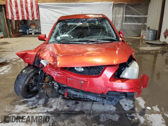 2008 Kia Rio LX with VIN KNADE123186318490, listed as a Copart auction lot 51544285 with Not Provided miles and Salvage Title. Bid and sale history available at DreamBid. Image 5.