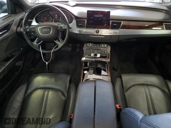2015 Audi A8 with VIN WAUJGAFD3FN016587, listed as a Copart auction lot 60778904 with 116,818 mi miles and Clean title. Bid and sale history available at DreamBid. Image 8.