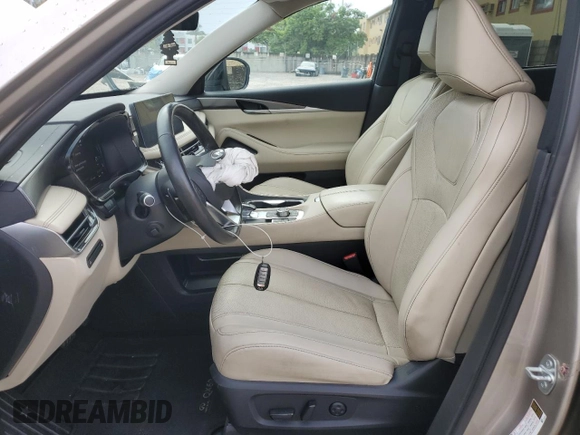 2023 Infiniti QX60 Luxe z VIN 5N1DL1FS9PC371847, wystawiony jako Copart lot #63471885 z przebiegiem 85 811 mil mil oraz Czysty tytuł • Clean title. Historia ofert i sprzedaży dostępna na DreamBid. Obrazek 7.