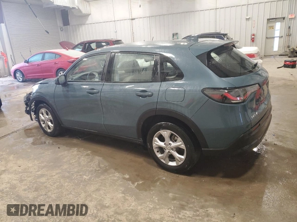 2023 Honda HR-V LX with VIN 3CZRZ2H31PM745770, listed as a Copart auction lot 43449055 with 29,420 mi miles and Salvage title. Bid and sale history available at DreamBid. Image 2.