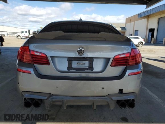 2014 BMW 5 Series 535i with VIN WBA5B1C58ED482047, listed as a Copart auction lot 47458955 with 122,828 mi miles and Salvage Title. Bid and sale history available at DreamBid. Image 6.