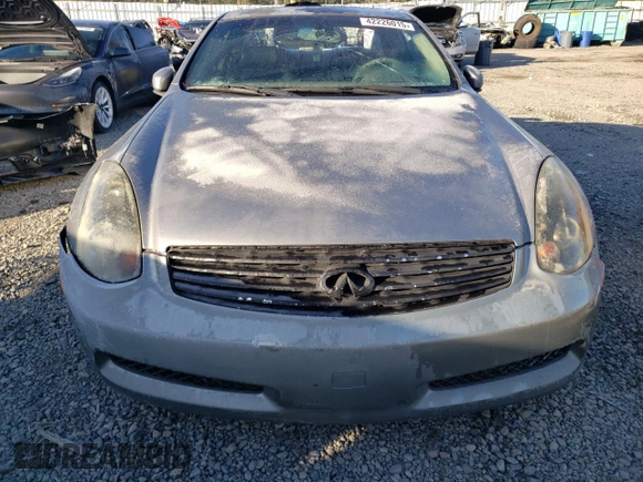 2004 Infiniti G35 Coupe w/Leather with VIN JNKCV54E74M810868, listed as a Copart auction lot 42226015 with 180,660 mi miles and Salvage Title. Bid and sale history available at carsss.com. Image 5.