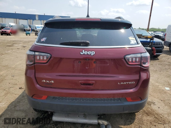 2020 Jeep Compass Limited с VIN 3C4NJDCB8LT255204, выставлен на аукционе Copart как лот 59710135 с пробегом 50 100 миль миль и Списание • Salvage title. История ставок и продаж доступна на DreamBid. Изображение 6.