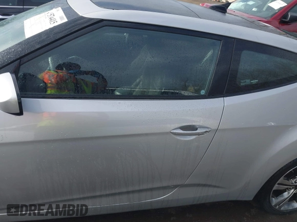 2017 Hyundai Veloster with VIN KMHTC6AD2HU324740, listed as a IAAI auction lot 41574415 with 66,685 mi miles. Bid and sale history available at carsss.com. Image 15.