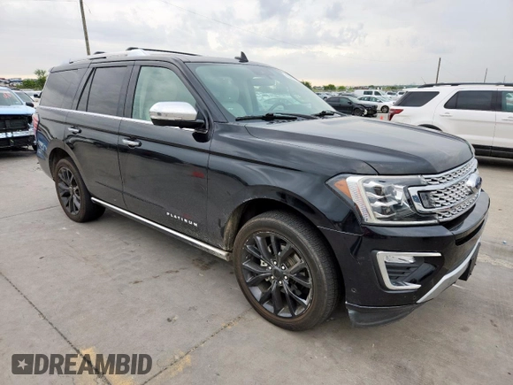 2019 Ford Expedition Platinum with VIN 1FMJU1LTXKEA65217, listed as a Copart auction lot 63632775 with 79,129 mi miles and Clean title. Bid and sale history available at DreamBid. Image 4.