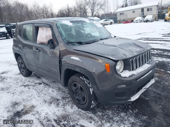 2018 Jeep Renegade Upland Edition with VIN ZACCJBABXJPJ39437, listed as a IAAI auction lot 41259927 with 139,677 mi miles. Bid and sale history available at carsss.com. Image 1.