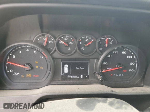 2021 Chevrolet Silverado 1500 Work Truck with VIN 1GCRYAEF2MZ111587, listed as a Copart auction lot 69341474 with 112,802 mi miles and Salvage Title. Bid and sale history available at DreamBid. Image 9.
