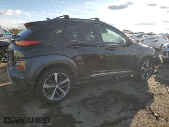 2021 Hyundai Kona Ultimate with VIN KM8K5CA50MU602588, listed as a Copart auction lot 45122075 with 32,341 mi miles and Clean Title. Bid and sale history available at carsss.com. Image 3.