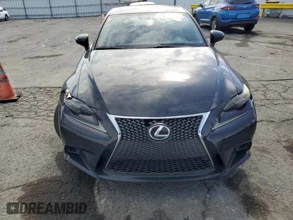 2014 Lexus IS 250 with VIN JTHBF1D22E5018176, listed as a Copart auction lot 54751925 with 114,490 mi miles and Salvage title. Bid and sale history available at DreamBid. Image 5.