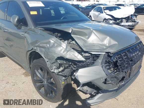 2020 Audi Q3 S line Premium Plus with VIN WA1EECF38L1089559, listed as a IAAI auction lot 41715264 with 74,192 mi miles and . Bid and sale history available at DreamBid. Image 6.