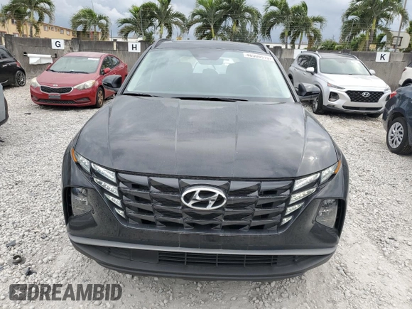 2024 Hyundai Tucson SEL with VIN 5NMJF3DE1RH407591, listed as a Copart auction lot 48500515 with 5,701 mi miles and Salvage Title. Bid and sale history available at carsss.com. Image 5.