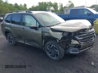2025 Subaru Forester Limited с VIN JF2SLDRC6SH475095, выставлен на аукционе IAAI как лот 42263272 с пробегом 7 709 миль миль и . История ставок и продаж доступна на DreamBid. Изображение 1.