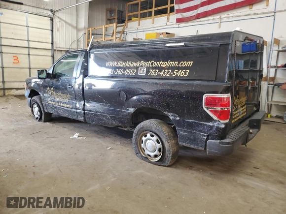 2014 Ford F-150 XL with VIN 1FTMF1EM3EKE99275, listed as a Copart auction lot 48309175 with 213,384 mi miles and Salvage Title. Bid and sale history available at carsss.com. Image 2.