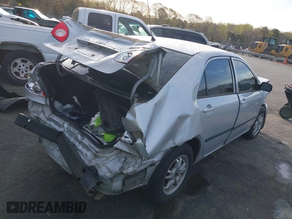 2005 Toyota Corolla CE with VIN 1NXBR32E85Z422330, listed as a IAAI auction lot 41931421 with 299,999 mi miles and . Bid and sale history available at DreamBid. Image 4.