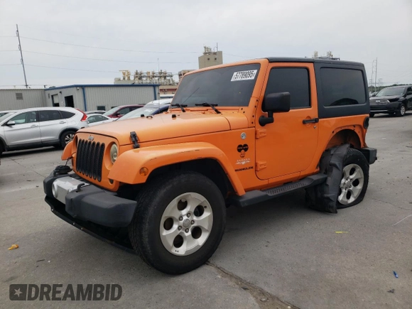 2013 Jeep Wrangler Sahara с VIN 1C4AJWBG4DL557688, выставлен на аукционе Copart как лот 57789095 с пробегом 104 461 миль миль и Списание • Salvage title. История ставок и продаж доступна на DreamBid. Изображение 1.