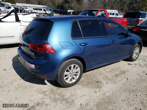 2015 Volkswagen Golf TSI S with VIN 3VW217AU5FM054879, listed as a Copart auction lot 44453613 with 63,417 mi miles. Bid and sale history available at carsss.com. Image 3.