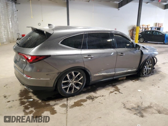 2023 Acura MDX w/Technology Package with VIN 5J8YE1H41PL001394, listed as a Copart auction lot 77945164 with 32,828 mi miles and Salvage Title. Bid and sale history available at carsss.com. Image 3.