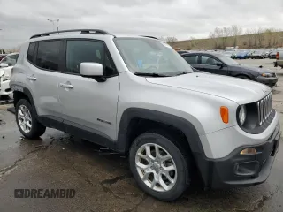 2018 Jeep Renegade Latitude with VIN ZACCJBBB9JPH04066, listed as a Copart auction lot 54271945 with 153,372 mi miles and Salvage Title. Bid and sale history available at carsss.com. Image 4.