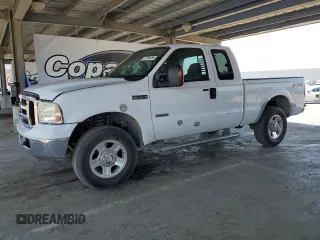 2006 Ford F-250 XL with VIN 1FTSX21P66ED77035, listed as a Copart auction lot 57294285 with 82,648 mi miles and Salvage title. Bid and sale history available at DreamBid. Image 1.
