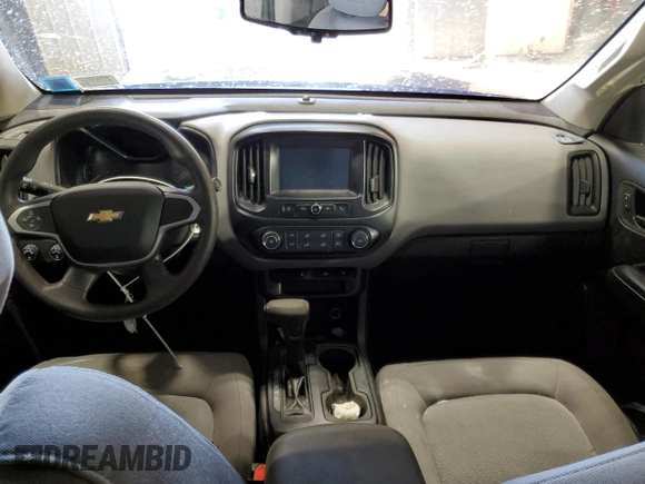 2017 Chevrolet Colorado 4WD WT with VIN 1GCGTBEN1H1274657, listed as a Copart auction lot 54749505 with 43,587 mi miles and Salvage title. Bid and sale history available at DreamBid. Image 8.