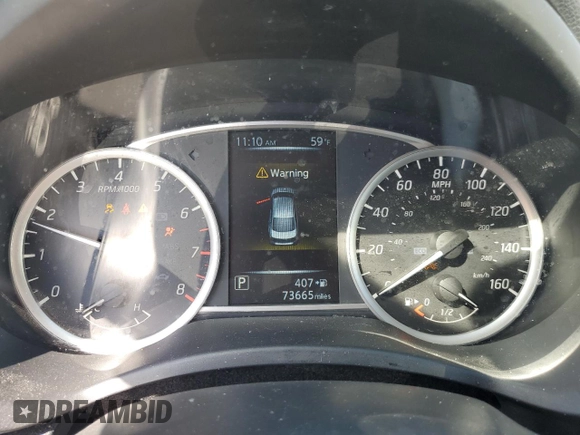 2018 Nissan Sentra SR with VIN 3N1AB7AP5JY293262, listed as a Copart auction lot 52129375 with 73,665 mi miles and Salvage Title. Bid and sale history available at DreamBid. Image 9.