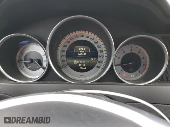 2014 Mercedes-Benz C 250 Sport with VIN WDDGF4HB7EG199014, listed as a Copart auction lot 83358944 with 160,158 mi miles and Non repairable. Bid and sale history available at DreamBid. Image 9.