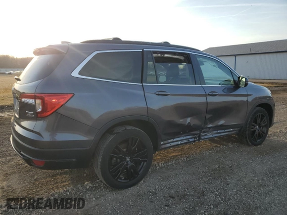 2022 Honda Pilot Special Edition with VIN 5FNYF6H2XNB002969, listed as a Copart auction lot 49234435 with 41,265 mi miles and Salvage Title. Bid and sale history available at carsss.com. Image 3.