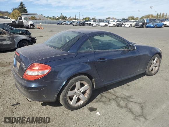 2006 Mercedes-Benz SLK-Class 3.0L with VIN WDBWK54F96F110307, listed as a Copart auction lot 75330744 with 136,680 mi miles and Clean Title. Bid and sale history available at carsss.com. Image 3.