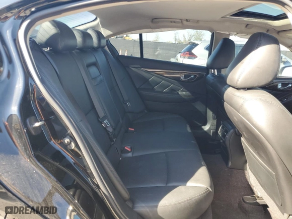 2018 Infiniti Q50 2.0t LUXE with VIN JN1CV7AP7JM240551, listed as a Copart auction lot 46914275 with NaN miles and Salvage Title. Bid and sale history available at carsss.com. Image 10.