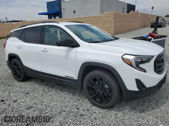 2021 GMC Terrain SLE z VIN 3GKALMEV4ML398415, wystawiony jako Copart lot #52561875 z przebiegiem 54 374 mil mil oraz Szkoda całkowita • Salvage title. Historia ofert i sprzedaży dostępna na DreamBid. Obrazek 4.