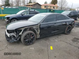 2013 Audi A6 2.0T Premium Plus with VIN WAUGFAFC1DN055728, listed as a Copart auction lot 51022255 with 97,113 mi miles and Salvage Title. Bid and sale history available at carsss.com. Image 1.