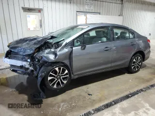 2013 Honda Civic EX with VIN 19XFB2F80DE080622, listed as a Copart auction lot 47538505 with Not Provided miles and Salvage Title. Bid and sale history available at DreamBid. Image 1.