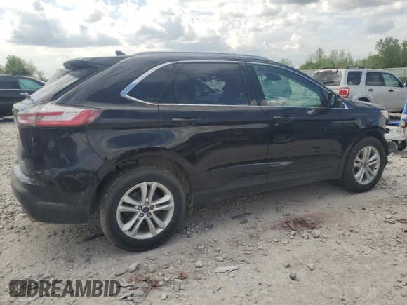 2020 Ford Edge SEL z VIN 2FMPK4J95LBB04706, wystawiony jako Copart lot #56948215 z przebiegiem 69 376 mil mil oraz Czysty tytuł • Clean title. Historia ofert i sprzedaży dostępna na DreamBid. Obrazek 3.