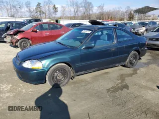 1998 Honda Civic EX with VIN 1HGEJ8249WL133446, listed as a Copart auction lot 89154235 with 248,549 mi miles and Salvage Title. Bid and sale history available at carsss.com. Image 1.