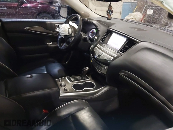 2017 Infiniti QX60 with VIN 5N1DL0MM1HC528514, listed as a IAAI auction lot 41986931 with 90,033 mi miles and . Bid and sale history available at DreamBid. Image 5.