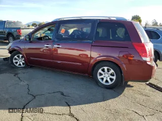 2009 Nissan Quest S with VIN 5N1BV28U59N102032, listed as a Copart auction lot 80573344 with 193,950 mi miles and Salvage Title. Bid and sale history available at carsss.com. Image 2.
