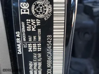 2012 Mercedes-Benz CLS-Class CLS 550 with VIN WDDLJ9BB6CA045428, listed as a Copart auction lot 49701085 with 149,873 mi miles and Clean Title. Bid and sale history available at carsss.com. Image 13.