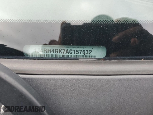2010 Jeep Commander Sport с VIN 1J4RH4GK7AC157632, выставлен на аукционе Copart как лот 58927915 с пробегом 225 428 миль миль и Списание • Salvage title. История ставок и продаж доступна на DreamBid. Изображение 13.