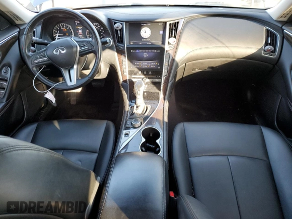 2019 Infiniti Q50 3.0t LUXE with VIN JN1EV7AP2KM512370, listed as a Copart auction lot 83541244 with 101,366 mi miles and Clean Title. Bid and sale history available at carsss.com. Image 8.