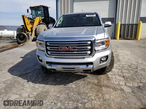 2017 GMC Canyon 4WD SLT with VIN 1GTP6DE13H1176973, listed as a Copart auction lot 46206954 with 99,050 mi miles and Salvage Title. Bid and sale history available at carsss.com. Image 11.