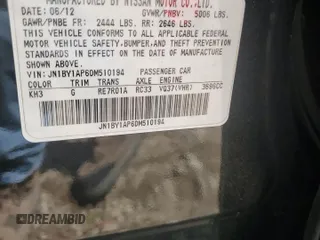 2013 Infiniti M z VIN JN1BY1AP6DM510194, wystawiony jako Copart lot #55293915 z przebiegiem 143 127 mil mil oraz Szkoda całkowita • Salvage title. Historia ofert i sprzedaży dostępna na DreamBid. Obrazek 12.