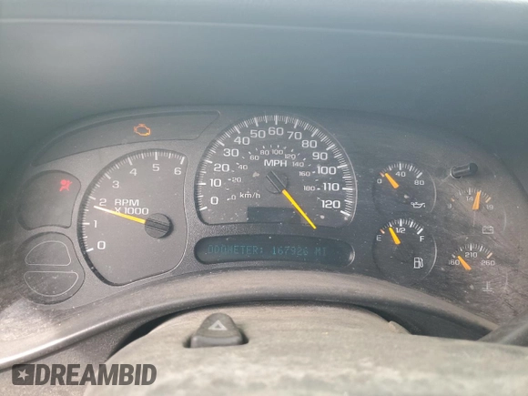 2005 Chevrolet Silverado 1500 Work Truck with VIN 1GCEC19X45Z315745, listed as a Copart auction lot 56436765 with 167,926 mi miles and Salvage Title. Bid and sale history available at DreamBid. Image 9.